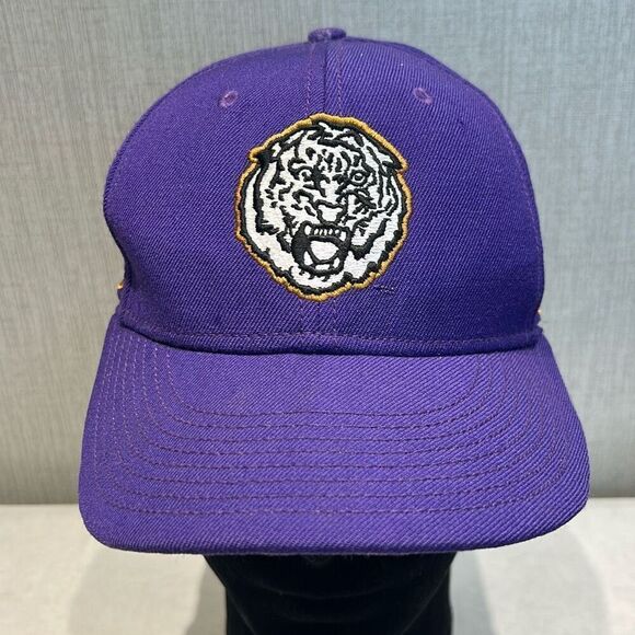 Nike True LSU Tigers Snapback Hat Cap Purple Gold Embroidered Swoosh Adjustable - Picture 2 of 12